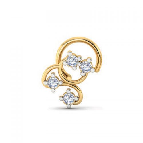 Luminous Diamond Nosepin Shree Balaji Diamond