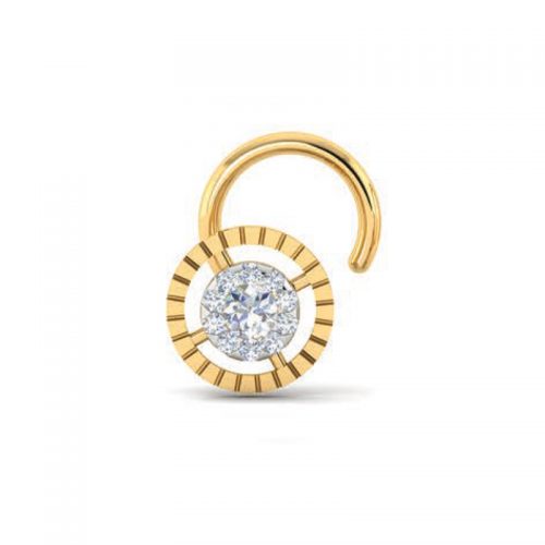 Round Shape Diamond Nosepin Shree Balaji Diamond