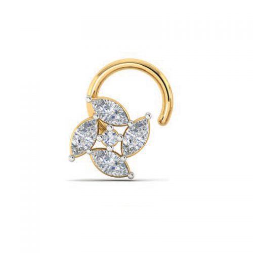 Flower Diamond Nosepin Shree Balaji Diamond