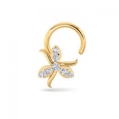 Petal Diamond Nosepin Shree Balaji Diamond