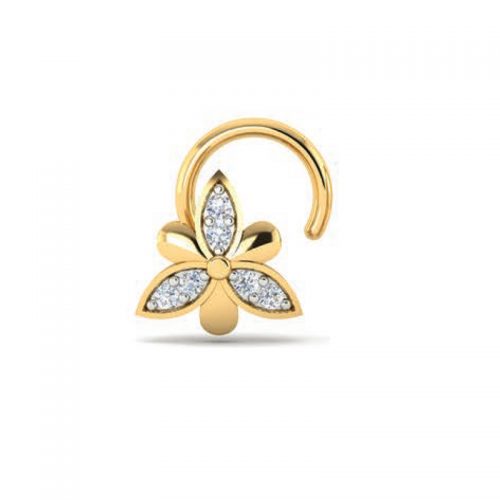 Shimmer Diamond Nosepin Shree Balaji Diamond