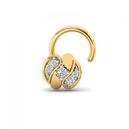 Glorious Diamond Nosepin Shree Balaji Diamond