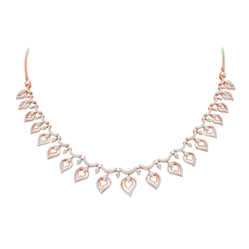 Adorn Petals Diamond Necklace Shree Balaji Diamond