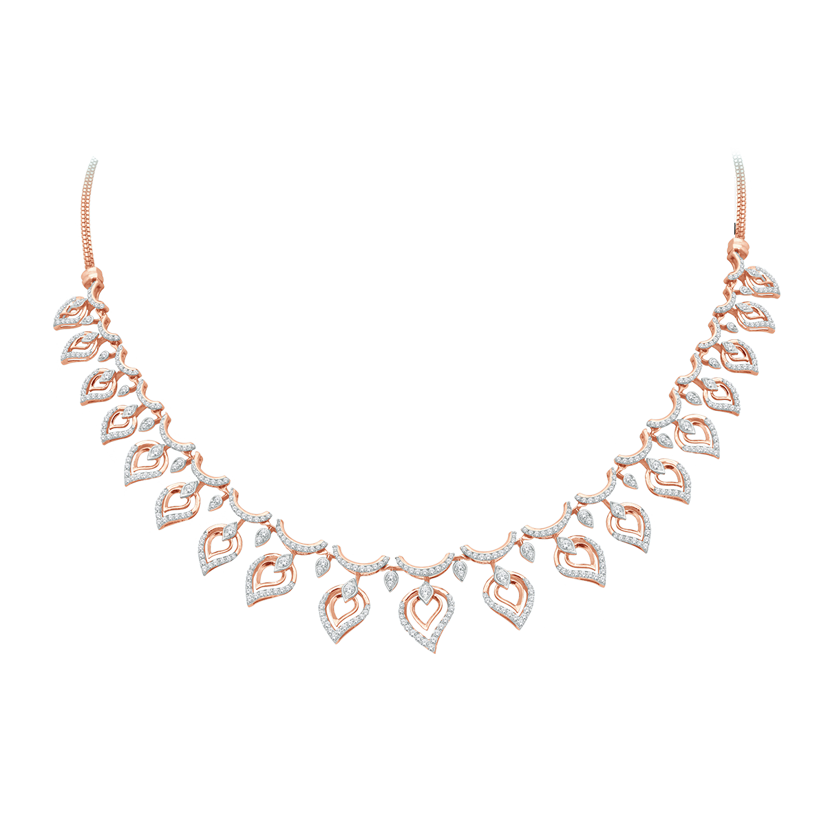 Adorn Petals Diamond Necklace Shree Balaji Diamond Adorn Petals Diamond Necklace Shree Balaji Diamond