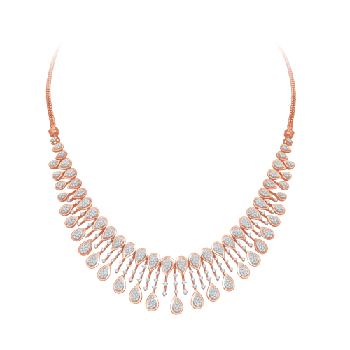 Snowdrop Diamond Necklace Shree Balaji Diamond
