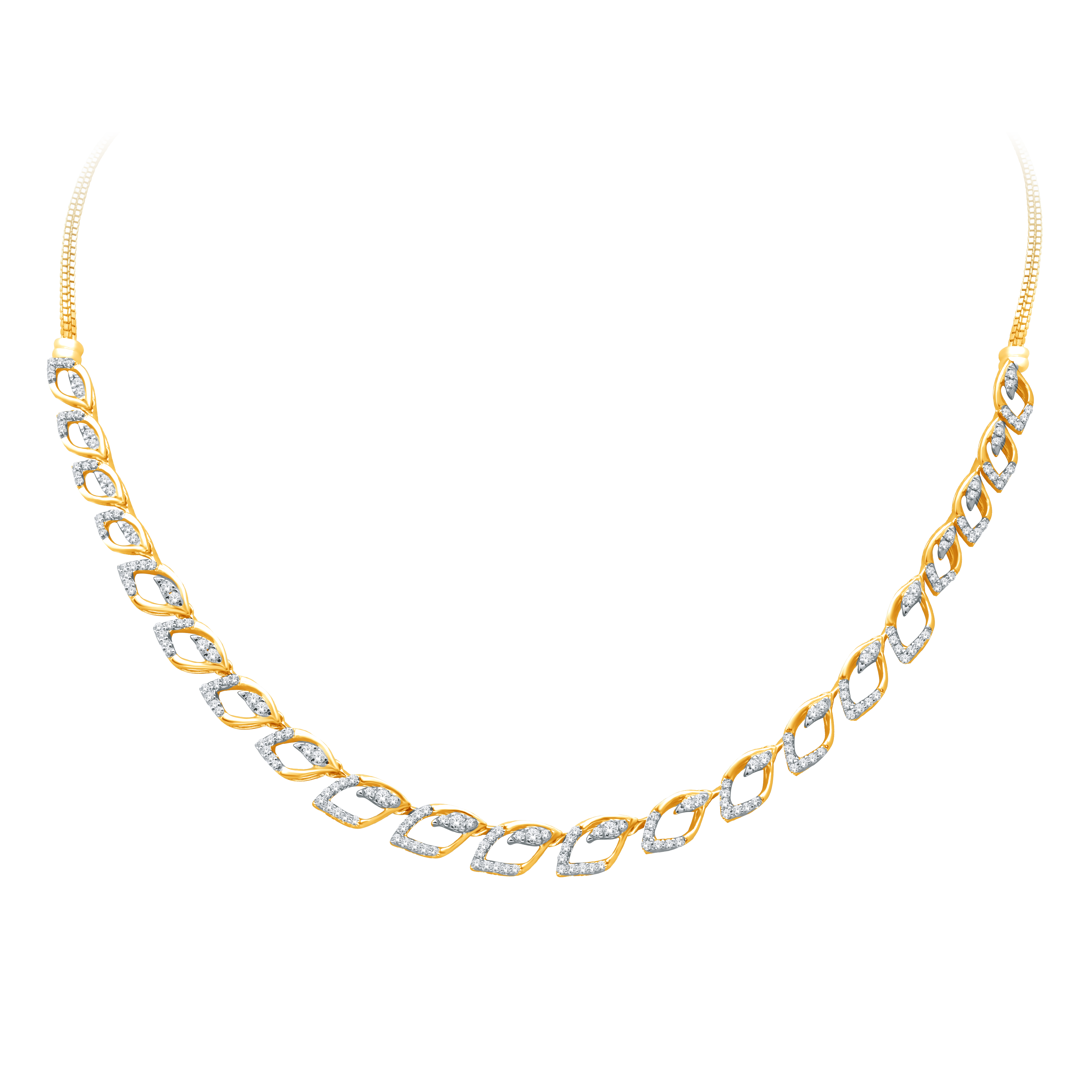 Sepal Diamond Necklace Shree Balaji Diamond Sepal Diamond Necklace Shree Balaji Diamond