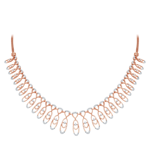 Braid Diamond Necklace Shree Balaji Diamond