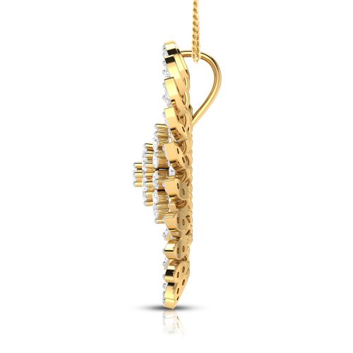 Spiral Diamond Pendant Shree Balaji Diamond 2