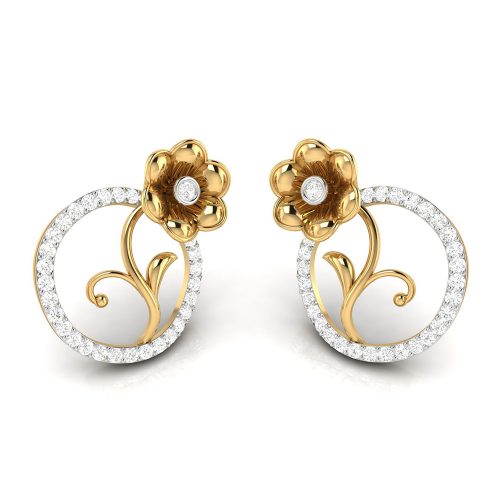 Eshana Diamond Earrings Shree Balaji Diamond