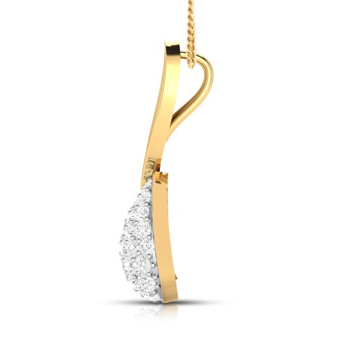 Petite Diamond Pendant Shree Balaji Diamond 2
