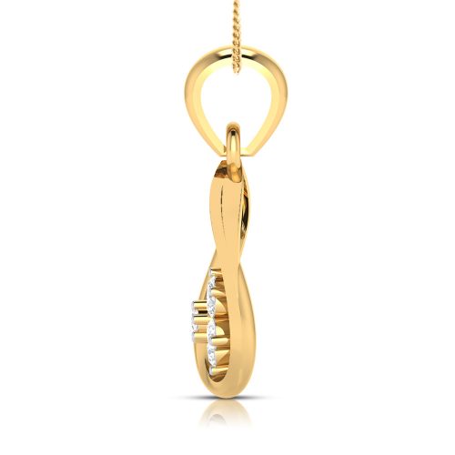 Sleek Diamond Pendant Shree Balaji Diamond 2