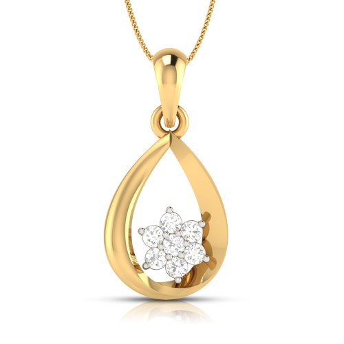 Sleek Diamond Pendant Shree Balaji Diamond