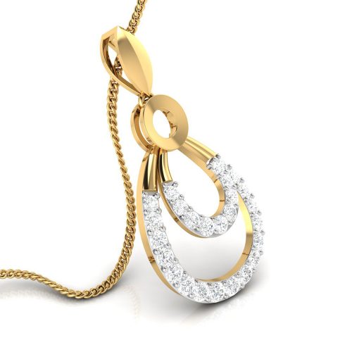 Duo Cent Diamond Pendant Shree Balaji Diamond 2
