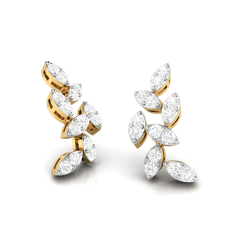 Aquamarine Diamond Earrings Shree Balaji Diamond 2 Aquamarine Diamond Earrings Shree Balaji Diamond 2