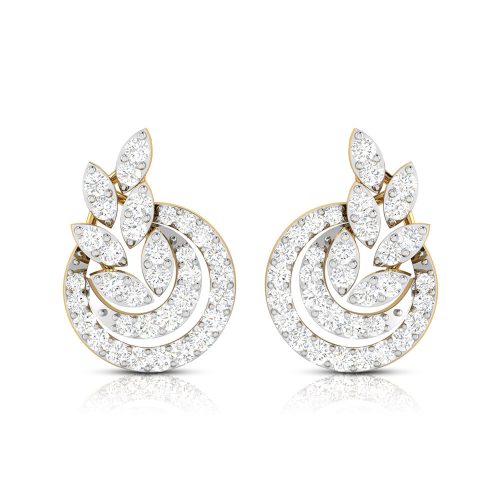 Emerald Diamond Earrings Shree Balaji Diamond