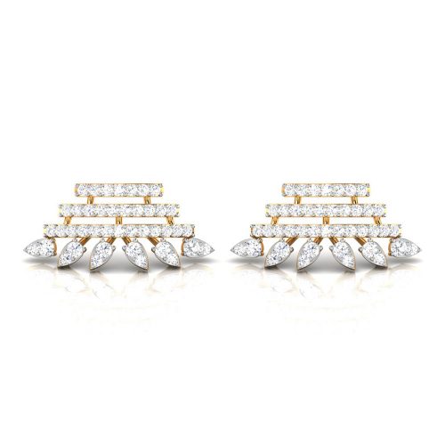 Intricate Diamond Earring Shree Balaji Diamond
