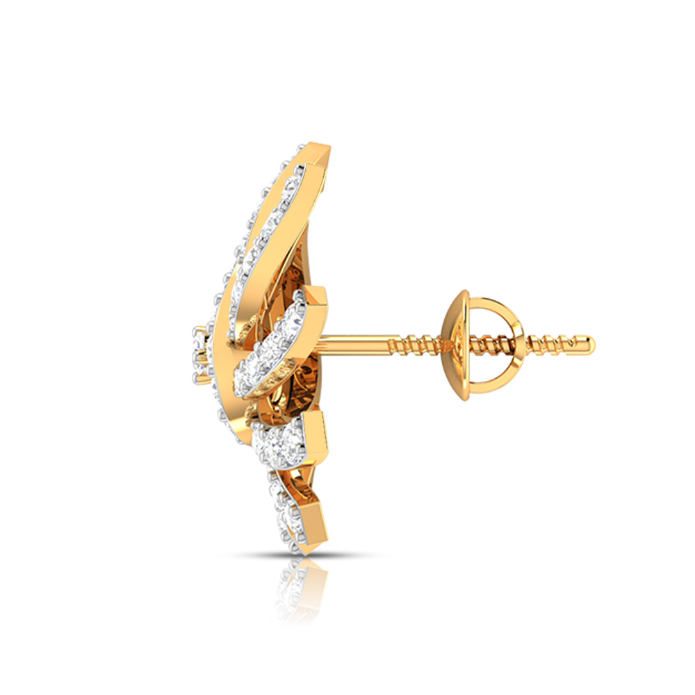 Etheral Spiral Earrings Shree Balaji Diamond 3 Etheral Spiral Earrings Shree Balaji Diamond 3