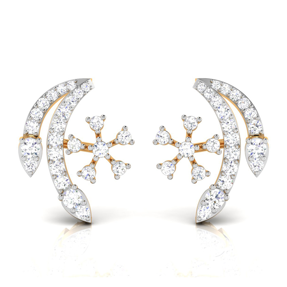 Ornate Kundan Diamond Earrings Shree Balaji Diamond Ornate Kundan Diamond Earrings Shree Balaji Diamond