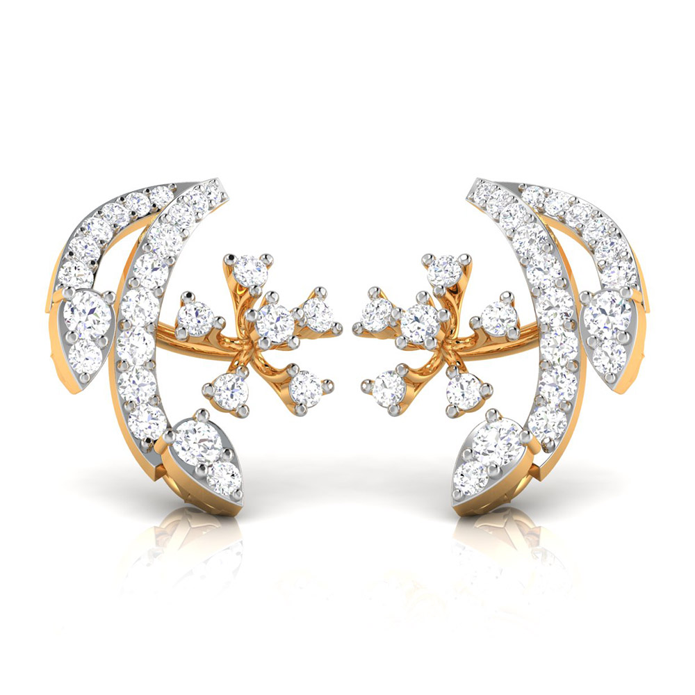 Ornate Kundan Diamond Earrings Shree Balaji Diamond 5 Ornate Kundan Diamond Earrings Shree Balaji Diamond 5