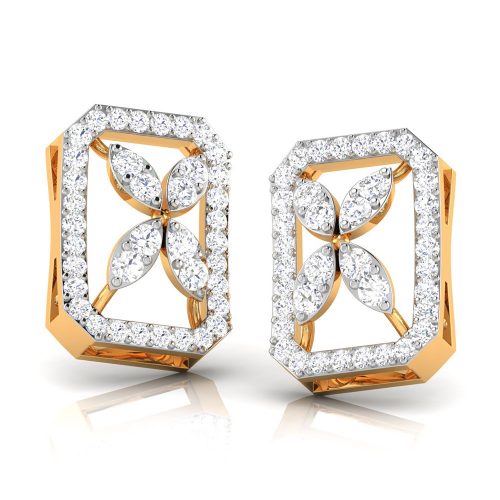 Retro Diamond Earrings Shree Balaji Diamond 2