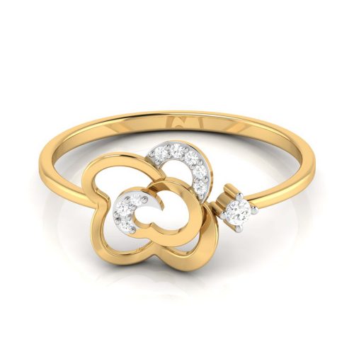 Scarlet Floral Ring Shree Balaji Diamond