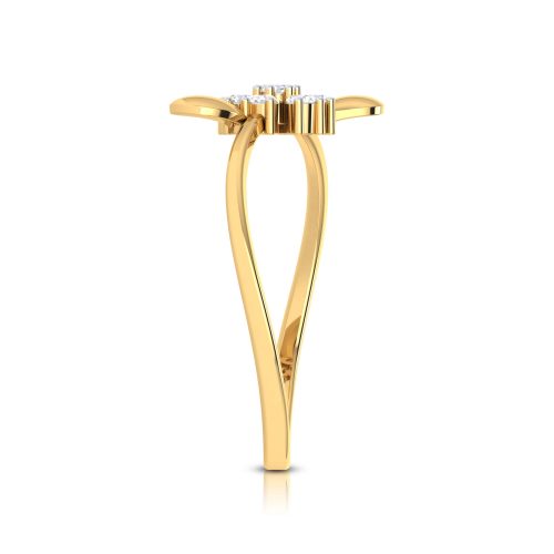 Channel Set Cross Ring Shree Balaji Diamond 2