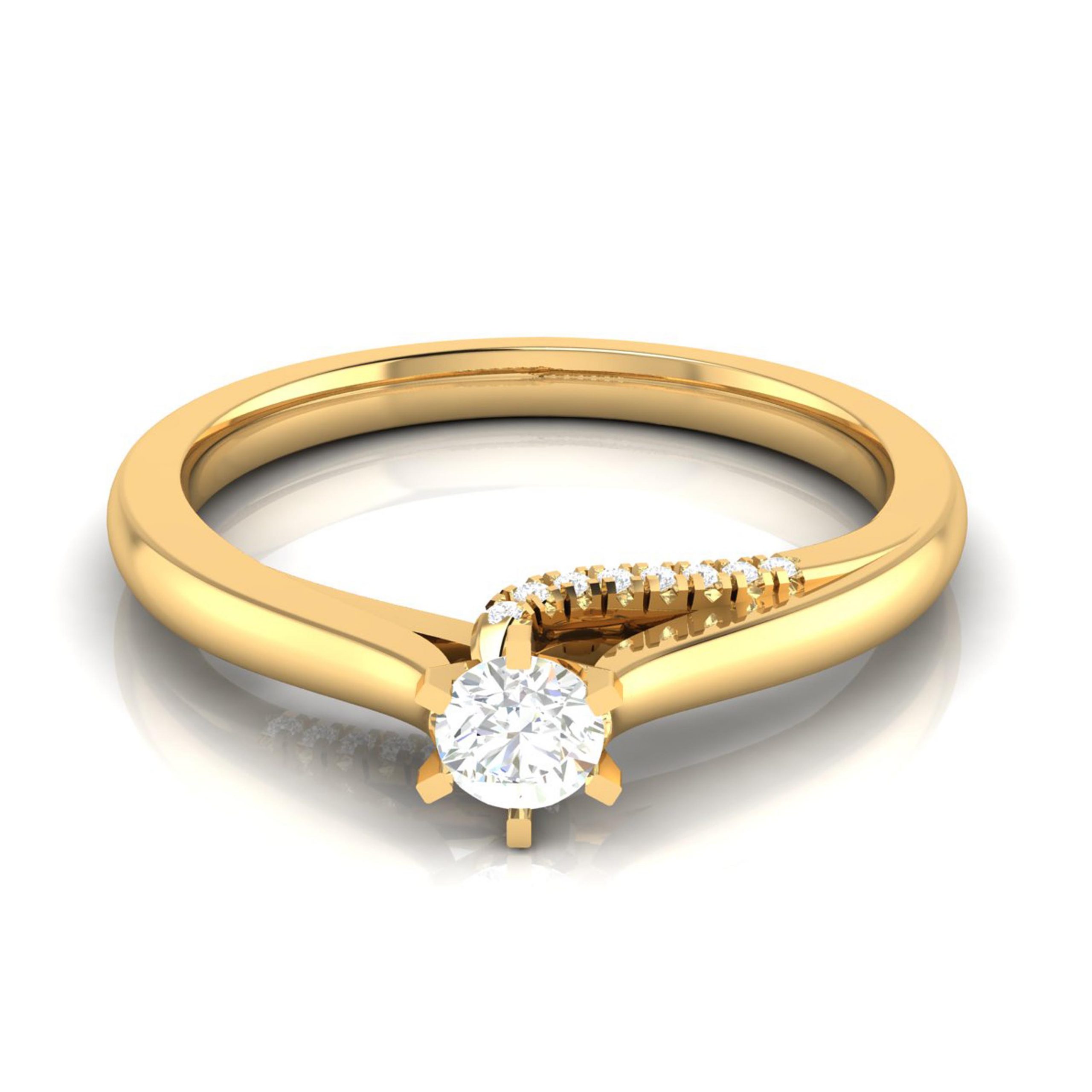 Mystic Lariat Solitaire Ring Shree Balaji Diamond Mystic Lariat Solitaire Ring Shree Balaji Diamond