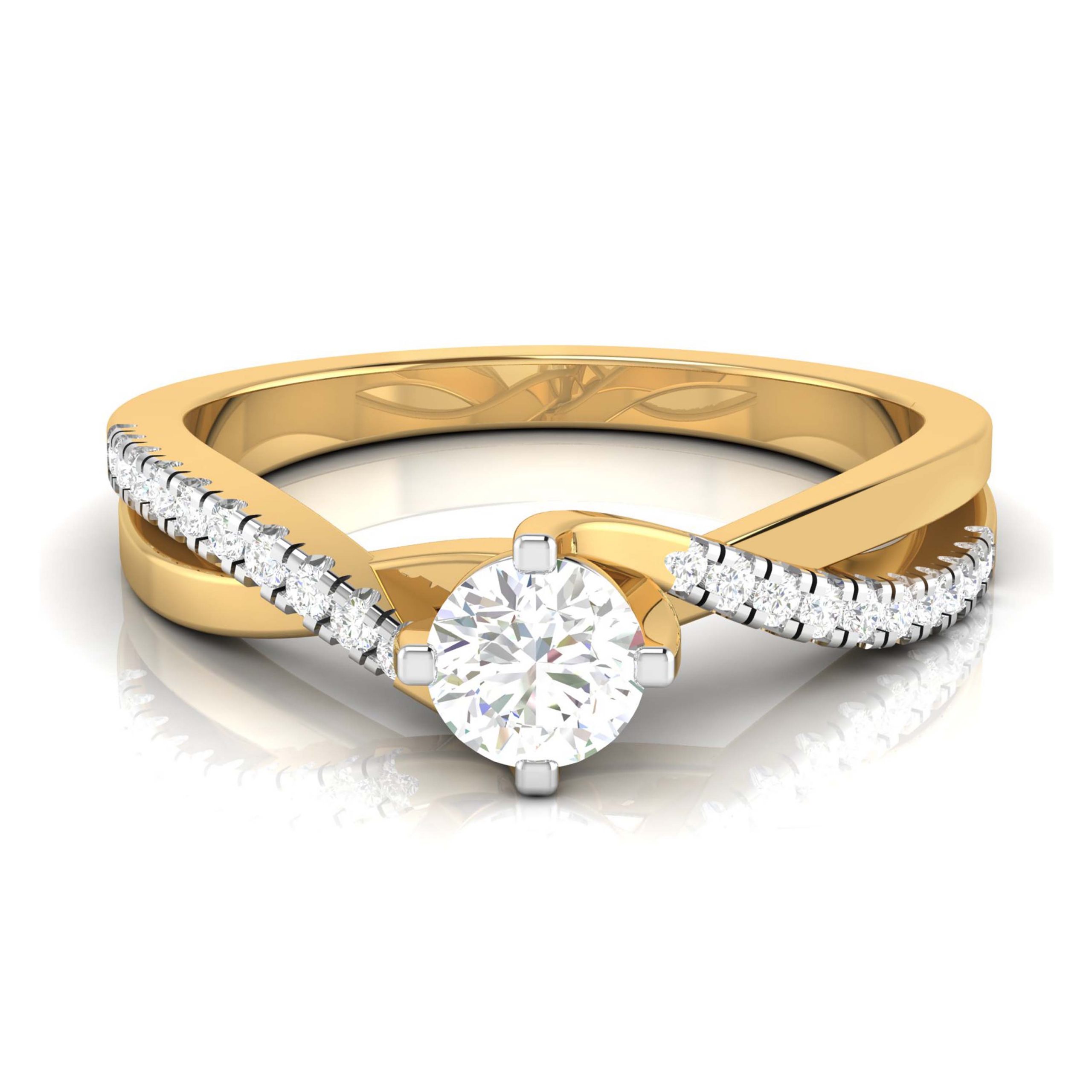 Intricate Solitaire Ring Shree Balaji Diamond Intricate Solitaire Ring Shree Balaji Diamond