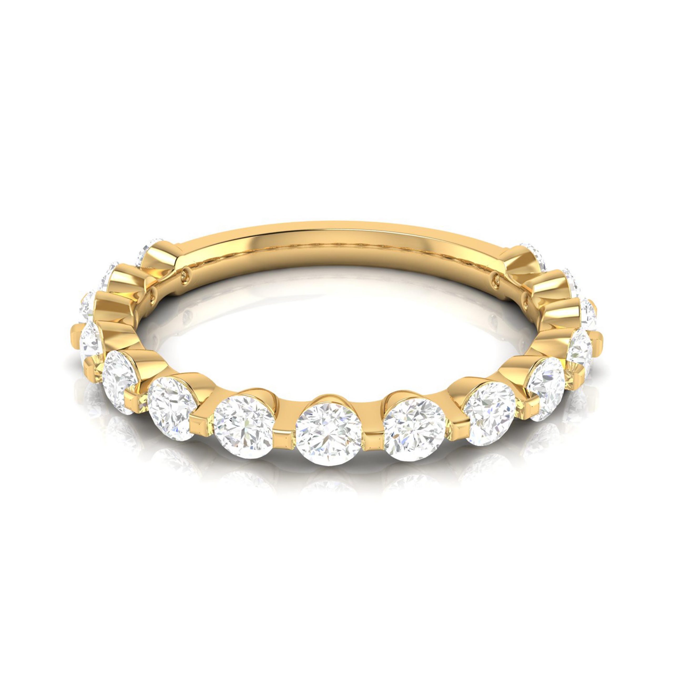 Semi Moon Solitaire Ring Shree Balaji Diamond Semi Moon Solitaire Ring Shree Balaji Diamond
