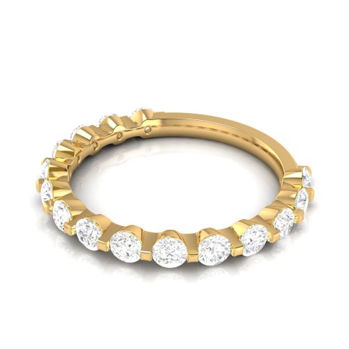 Semi Moon Solitaire Ring Shree Balaji Diamond 2