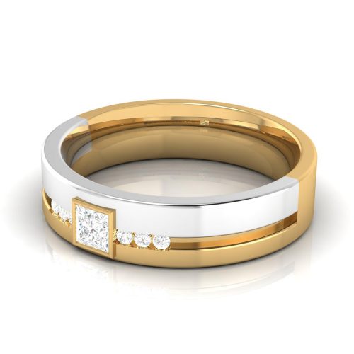 Retro Aquamarine Diamond Band Shree Balaji Diamond 2