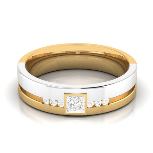 Retro Aquamarine Diamond Band Shree Balaji Diamond