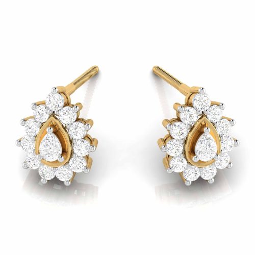Dazzling Diamond Earrings Shree Balaji Diamond