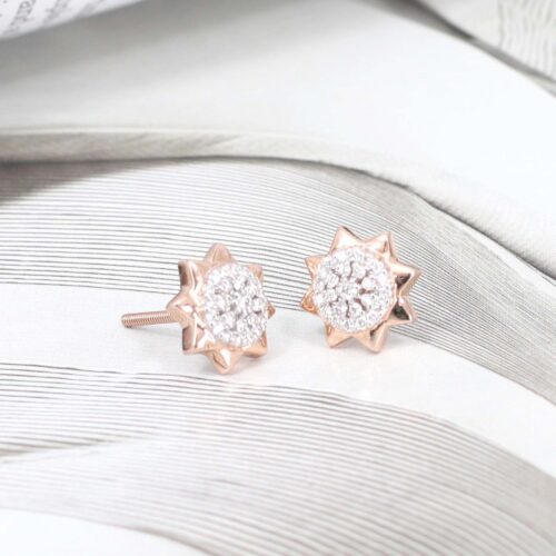 Flower Earrings Shree Balaji Diamond 2