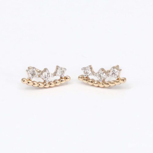 Three Dot Earring Shree Balaji Diamond