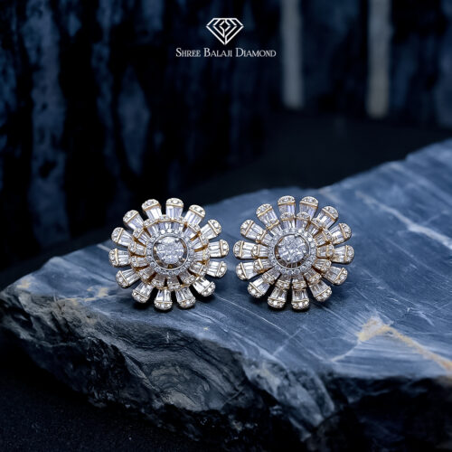 ELITE ASTER DIAMOND STUDS Shree Balaji Diamond