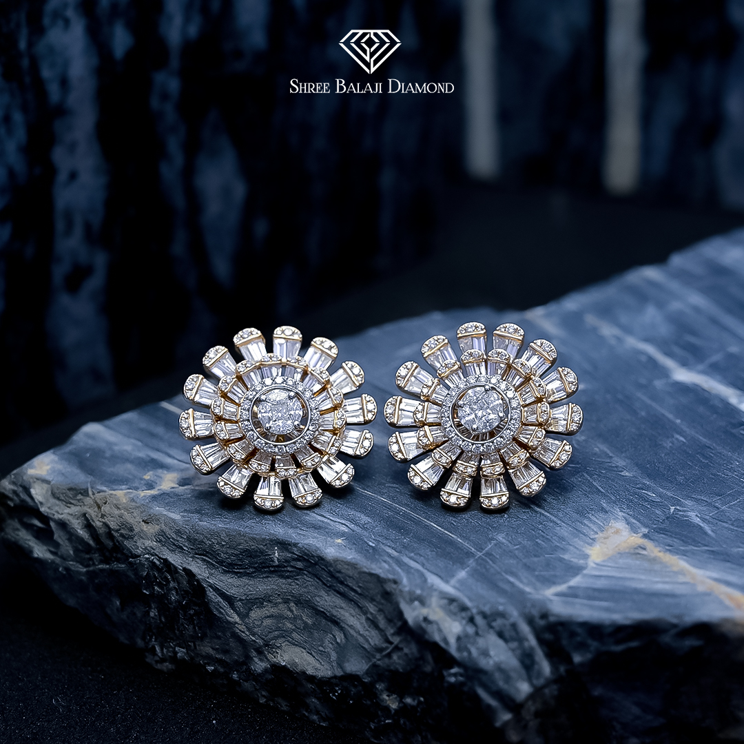 ELITE ASTER DIAMOND STUDS Shree Balaji Diamond ELITE ASTER DIAMOND STUDS Shree Balaji Diamond