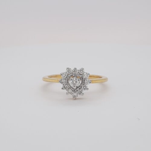 DAZZLING HEART DIAMOND RING Shree Balaji Diamond