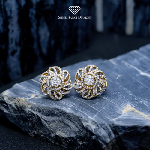 DAISY DIAMOND STUDS Shree Balaji Diamond
