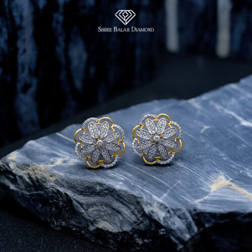 AMORPHA DIAMOND STUDS Shree Balaji Diamond