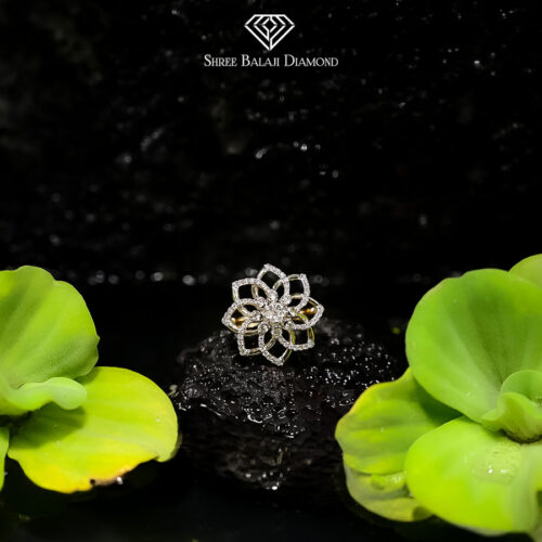 Lotus Diamond Ring Shree Balaji Diamond