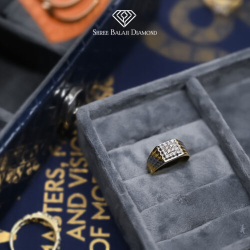 Simple Men’s Diamond Ring Shree Balaji Diamond