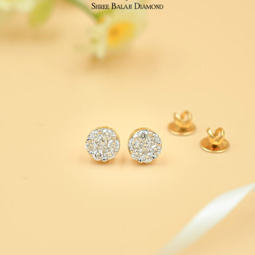 Hoop Diamond Earrings Shree Balaji Diamond