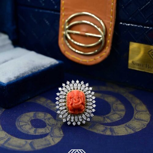 Stunning Muga Ring Shree Balaji Diamond