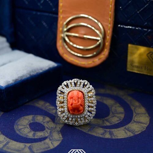 Diamond Muga Ring Shree Balaji Diamond