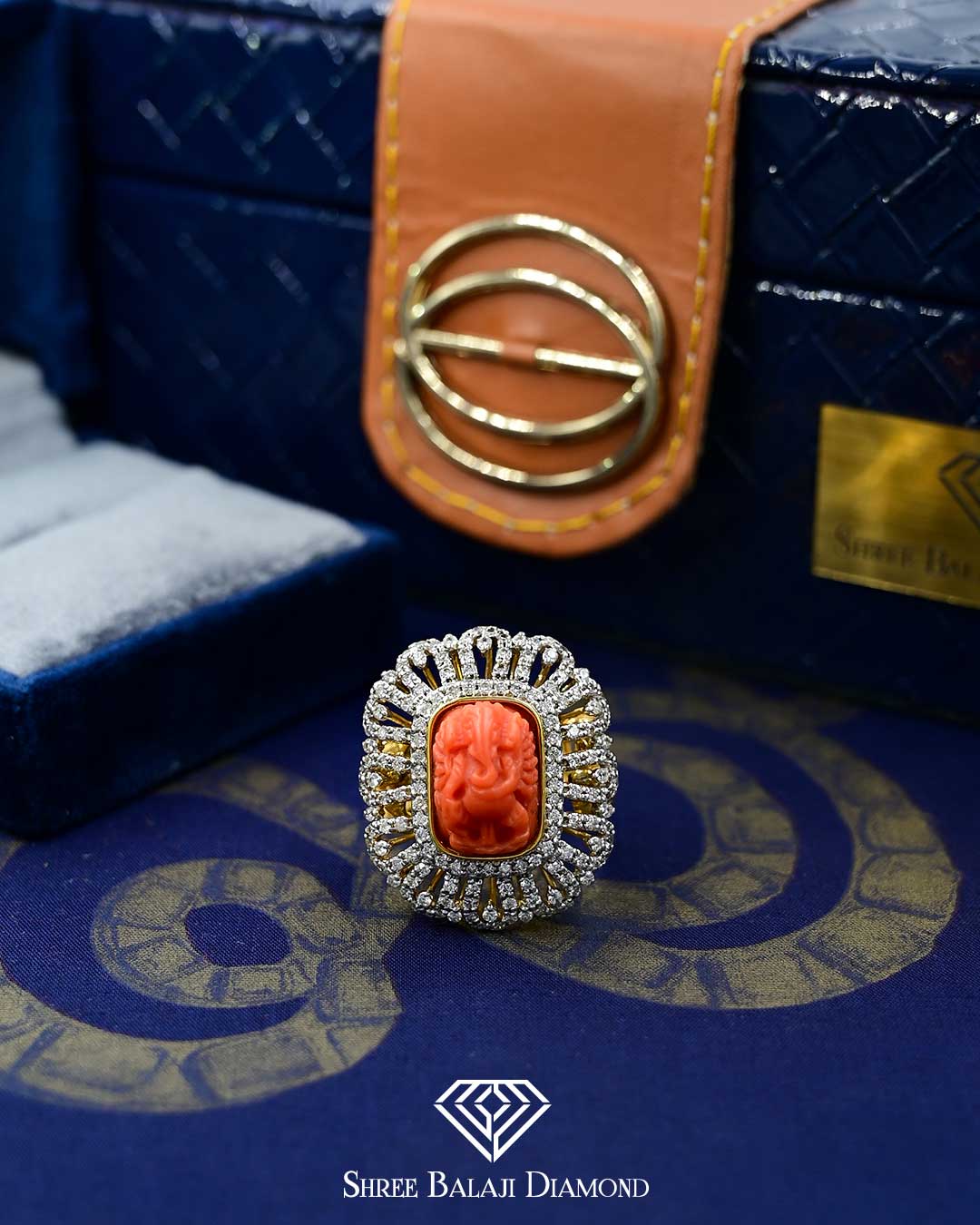 Diamond Muga Ring Shree Balaji Diamond Diamond Muga Ring Shree Balaji Diamond