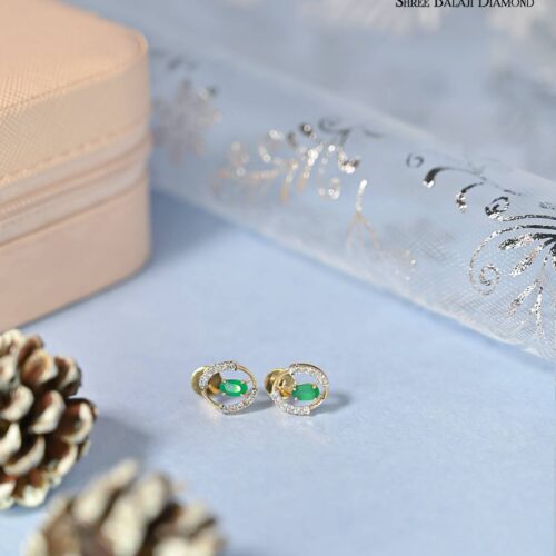 Glitter Diamond Earrings Shree Balaji Diamond